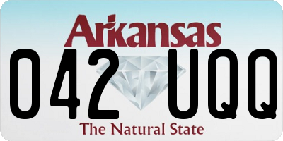 AR license plate 042UQQ