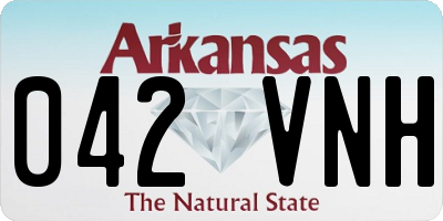 AR license plate 042VNH