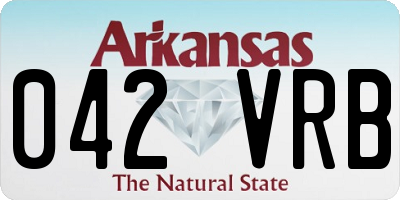 AR license plate 042VRB
