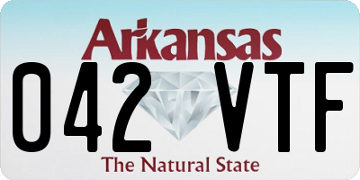 AR license plate 042VTF