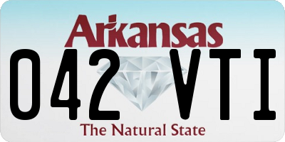AR license plate 042VTI