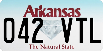 AR license plate 042VTL