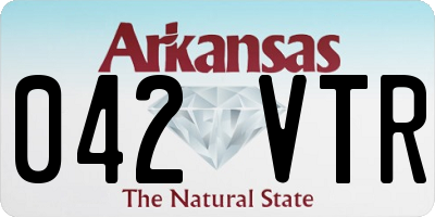 AR license plate 042VTR