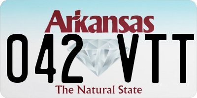 AR license plate 042VTT