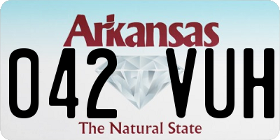 AR license plate 042VUH