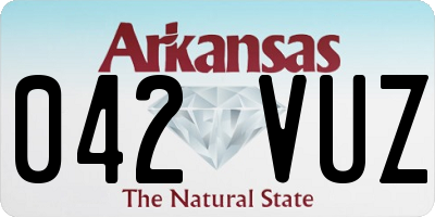 AR license plate 042VUZ
