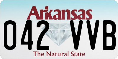 AR license plate 042VVB
