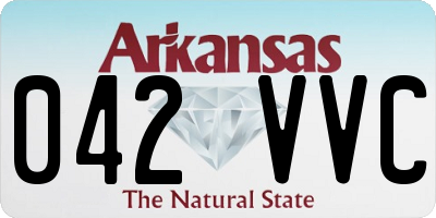AR license plate 042VVC