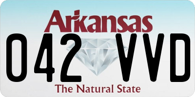 AR license plate 042VVD