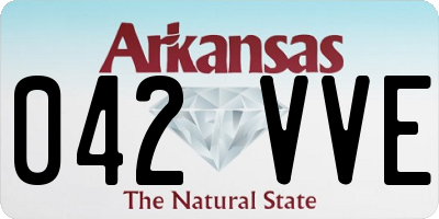 AR license plate 042VVE