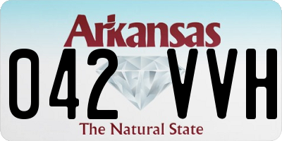 AR license plate 042VVH