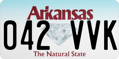 AR license plate 042VVK