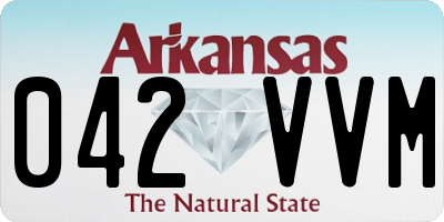 AR license plate 042VVM