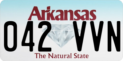 AR license plate 042VVN