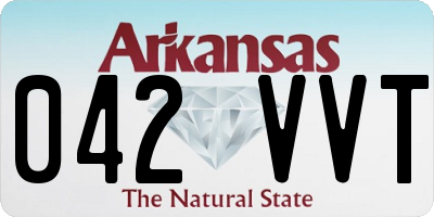 AR license plate 042VVT