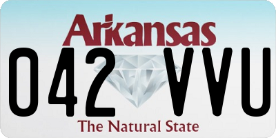 AR license plate 042VVU