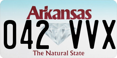 AR license plate 042VVX
