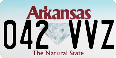 AR license plate 042VVZ