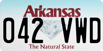 AR license plate 042VWD
