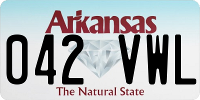 AR license plate 042VWL