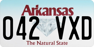 AR license plate 042VXD