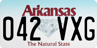 AR license plate 042VXG