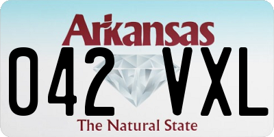 AR license plate 042VXL