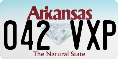 AR license plate 042VXP