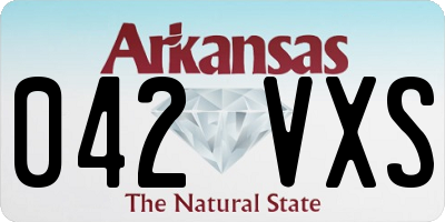 AR license plate 042VXS