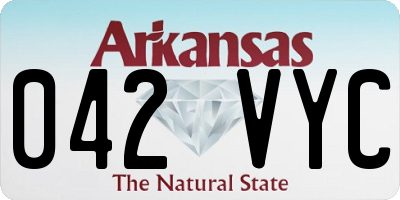 AR license plate 042VYC