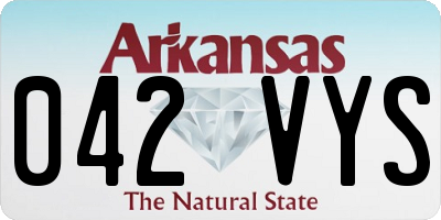 AR license plate 042VYS