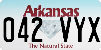 AR license plate 042VYX