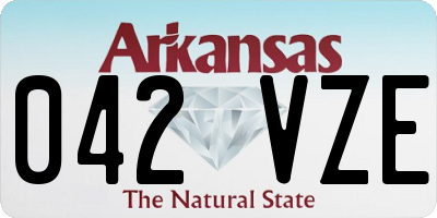 AR license plate 042VZE