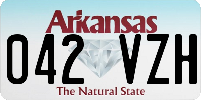 AR license plate 042VZH