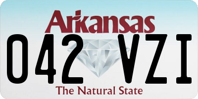 AR license plate 042VZI