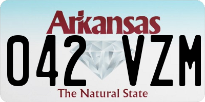 AR license plate 042VZM