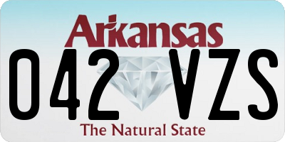 AR license plate 042VZS