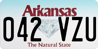 AR license plate 042VZU