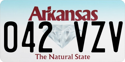 AR license plate 042VZV