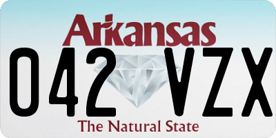 AR license plate 042VZX