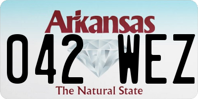 AR license plate 042WEZ