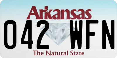 AR license plate 042WFN
