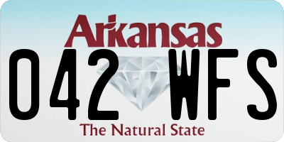 AR license plate 042WFS