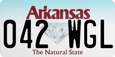 AR license plate 042WGL
