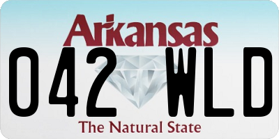 AR license plate 042WLD