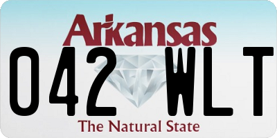 AR license plate 042WLT