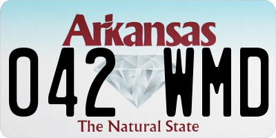 AR license plate 042WMD