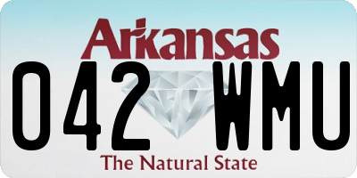 AR license plate 042WMU