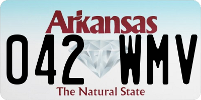 AR license plate 042WMV
