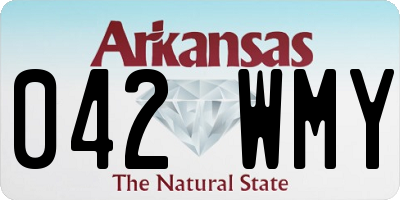 AR license plate 042WMY